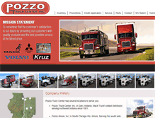 Tablet Screenshot of pozzotruckcenter.com